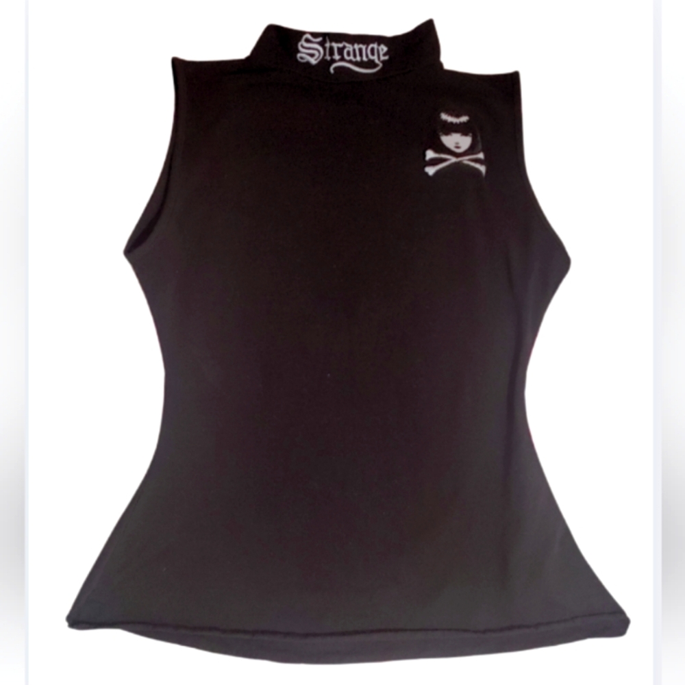 DOLLS KILL x EMILY THE STRANGE | Black Sleeveless Top Size M